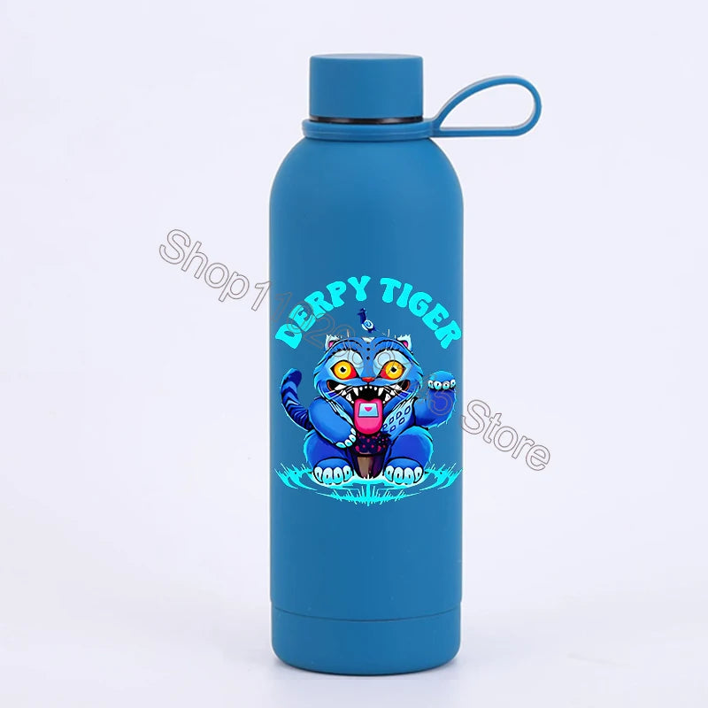 K Pop Demon Huntersd Water Bottles Kawaii Cartoon Thermos Bottle Kids Winter Outdoor Sports Water Cup Children Christmas Gifts