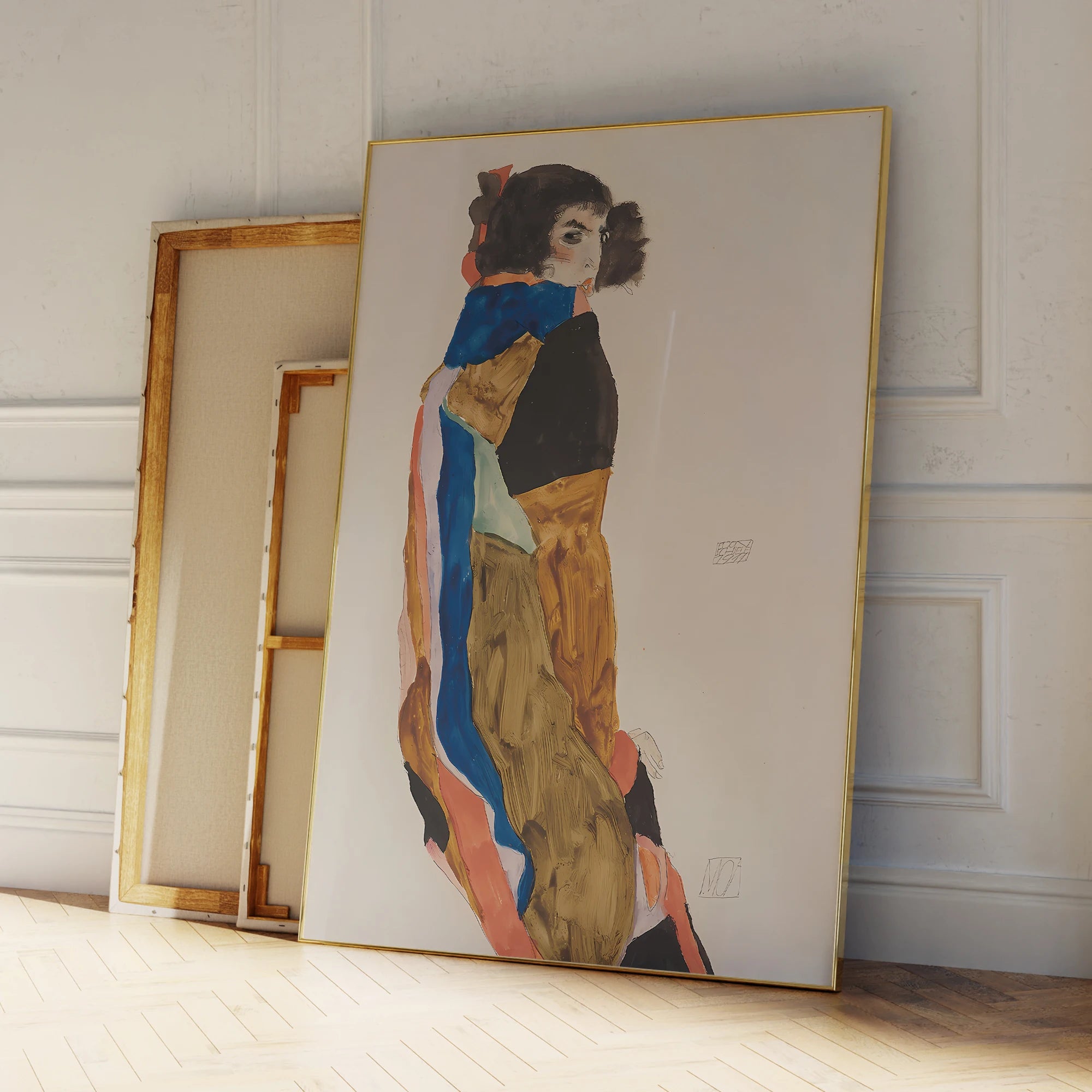 Modern Abstract Egon Schiele Moa Vintage Poster Wall Art Prints Canvas Painting Poster Picture For Living Room Home Decor