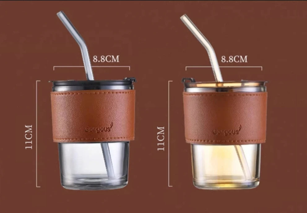 Custom Glass With Straw Display Logo Text Boyfriend Family Father Gift Valentine's Day Outdoor Sports Drinking Water Daily