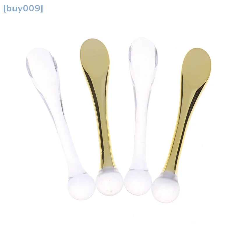 1/5/10Pcs Eye Cream Applicator Spoon Roller Massage Stick Cosmetic Spatulas Anti-wrinkle Facial Mask Skin Care Plastic Spoon