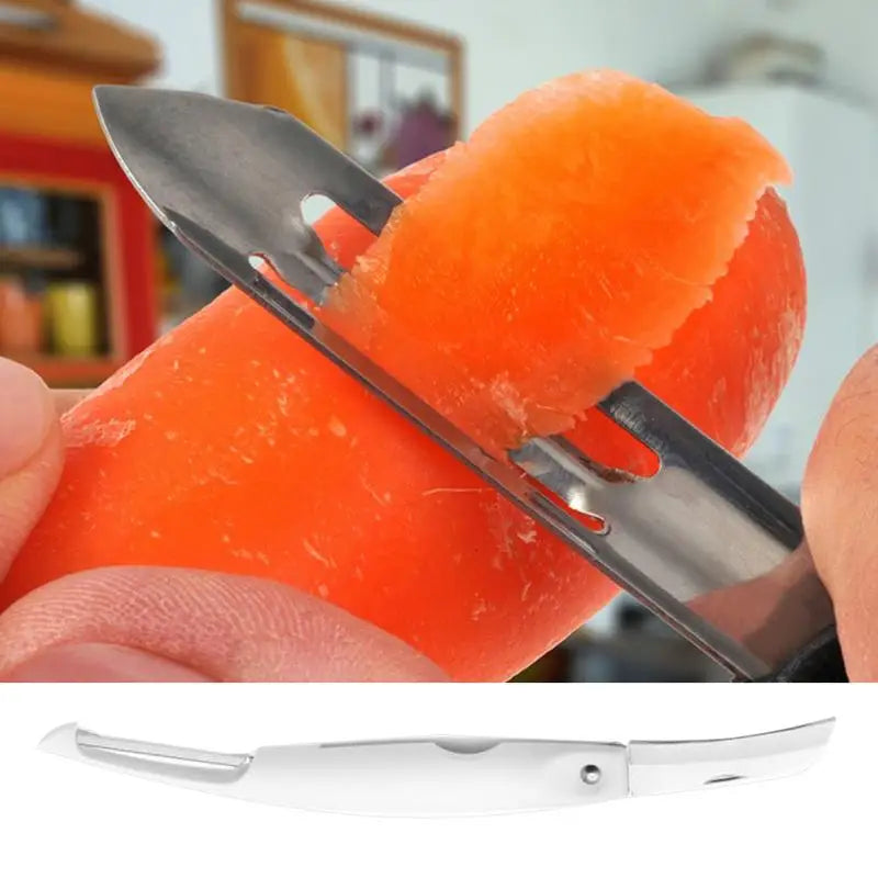 Veggie Peeler Foldable Cutter Slicer Multifunction Kitchen Fruit Planing Carrots Grater For Carrots Mango Orange Tomato Garlic