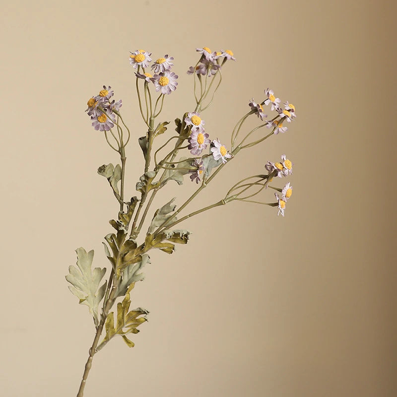 53CM Autumn Chrysanthemum Chamomile Artificial Flower Countryside Vintage Home Hotel Flower Art Decoration Silk Flower