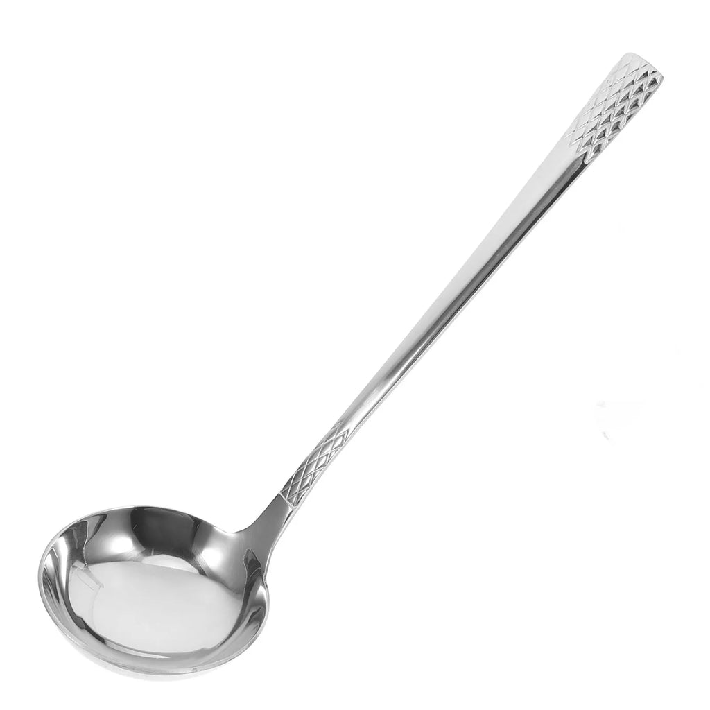 Stainless Steel Soup Spoon Thickened Sauce Ladle Multifunctional Hot Pot Cooking Serving Kitchen Tool Elegant Appearance