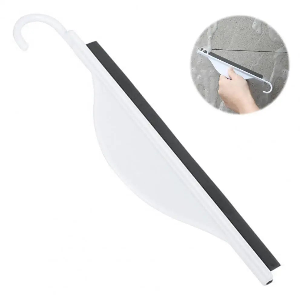Curved Widened Handle Wiper Mini Countertop Tpr Scraper for Bathroom Glass Portable Scratch-free Wipe Tool for Effortless