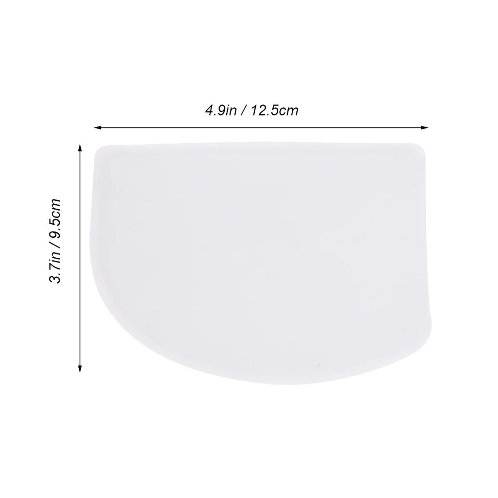 4Pcs Plastic Baking Scraper Set Multipurpose Dough Cutter Cake Cream Smoother Essential Kitchen Tool Baking Scraper