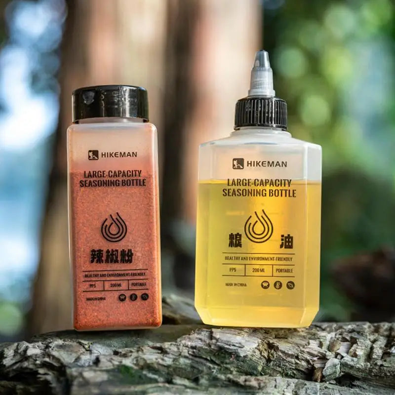 14 Pcs Camping Seasoning Storage Bag Set Outdoor 200ml Seasoning Bottle Kit Spice Organizer Containers Camping Picnic Supplies