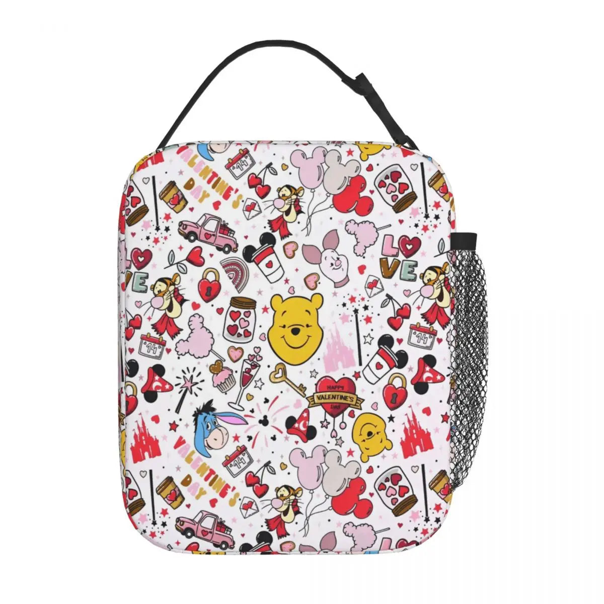 Cute Winnie The Pooh Insulated Lunch Bags Thermal Bag 
Meal Container Large Tote Lunch Box for Men Women Work Picnic