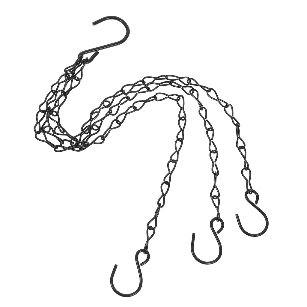 1pcs Hanging Basket Chain Heavy Duty Iron Flower Pot Hanger For Garden Planters Bird Feeders Lanterns Outdoor Decor Hardware