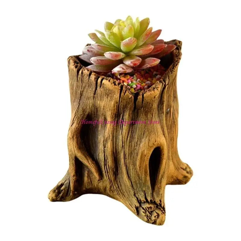 Garden Vintage Look Flower Pots Imitation Planter Enhancing Plant Beauty for Succulents Enhancing Natural Aesthetic
