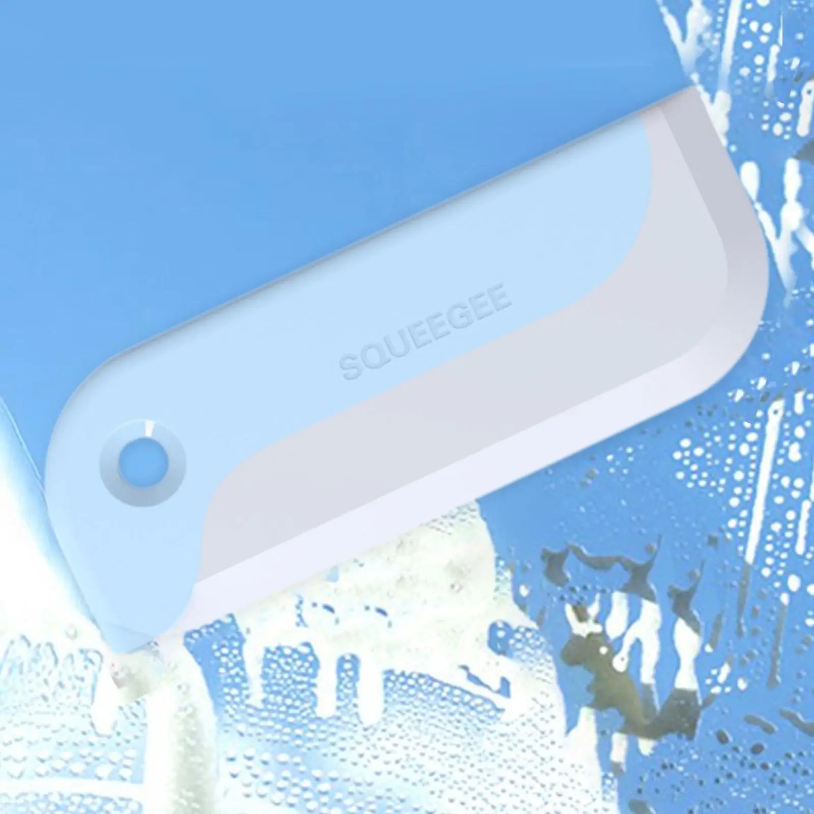 Soft Silicone Glass Wiper Scraper Bathroom Glass Cleaning Tools Squeegee Brush