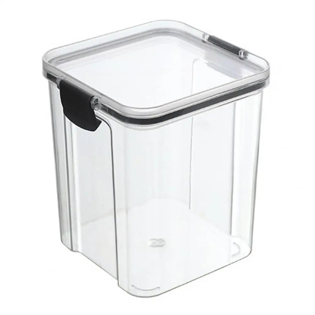 Transparent Sealed Food Storage Ja Airtight Lock Dustproof Moisture-proof Rice Cereal Milk Powder Container Tea Storage Case