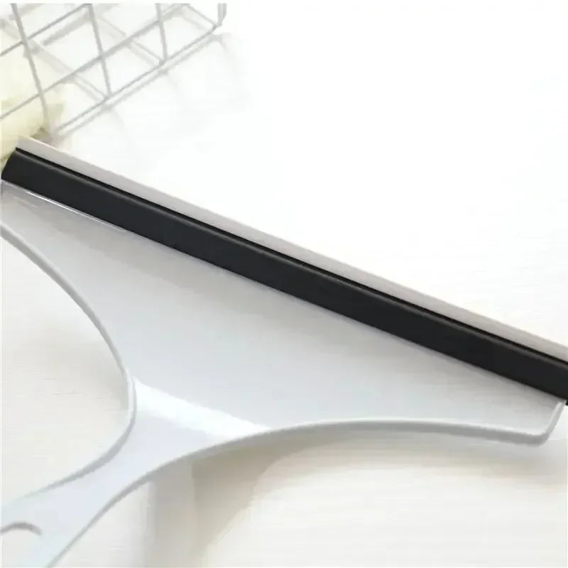 Squeegee Window Glass Wiper Scraper Household Cleaning Bathroom Mirror Cleaner with Silicone Blade Holder Hook Car Glass Shower