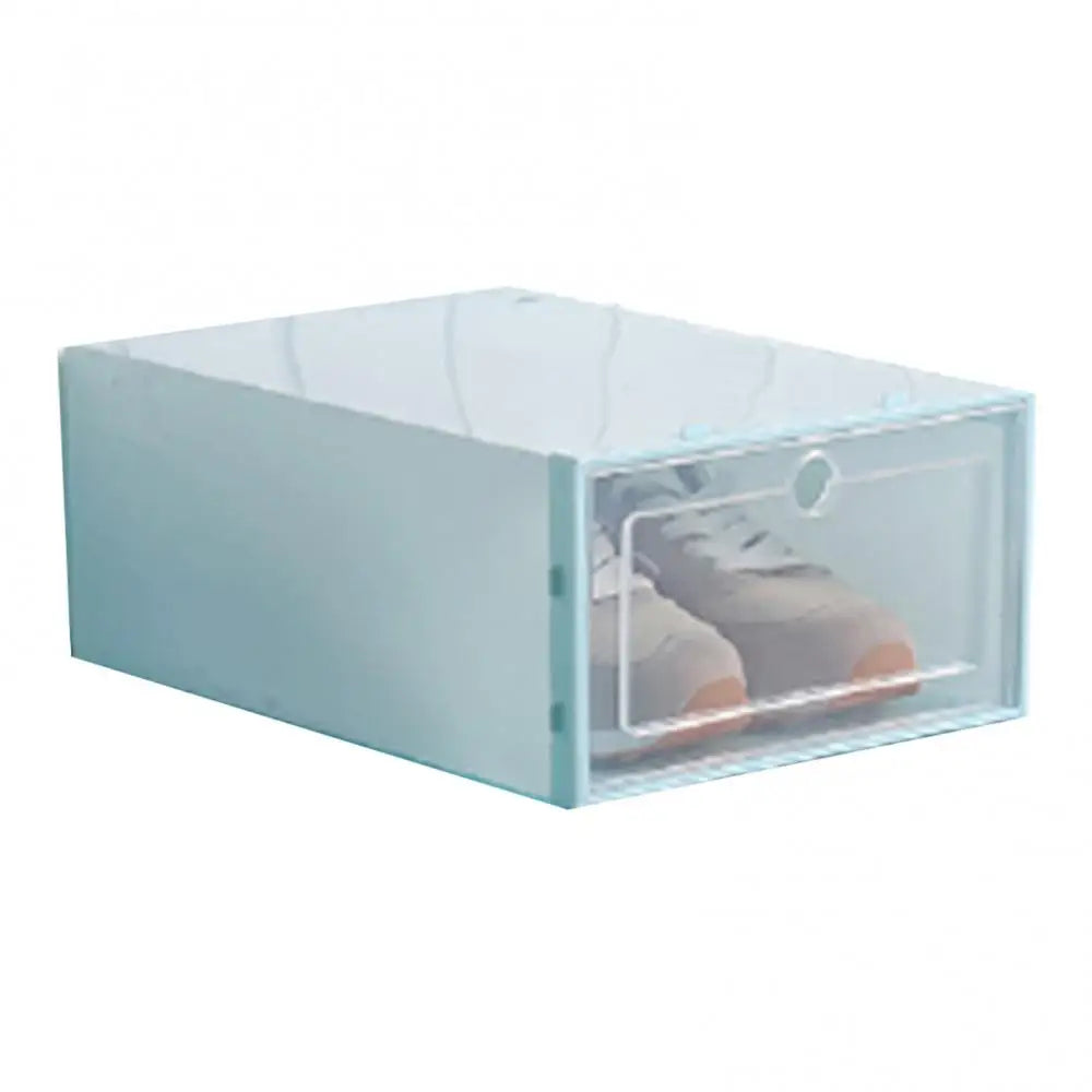 Transparent Shoe Box Shoes Organizers Plastic Dustproof Storage Box Stackable Combined Shoe Cabinet Shoe Display Box Drawer Case