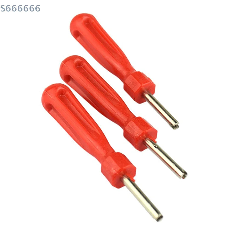 5Pcs For Car Bike Motorbike Truck Tyre Valves Stem Repair Tools Car Tire Valve Core Screwdriver Tyre Valve Core Remover Tools