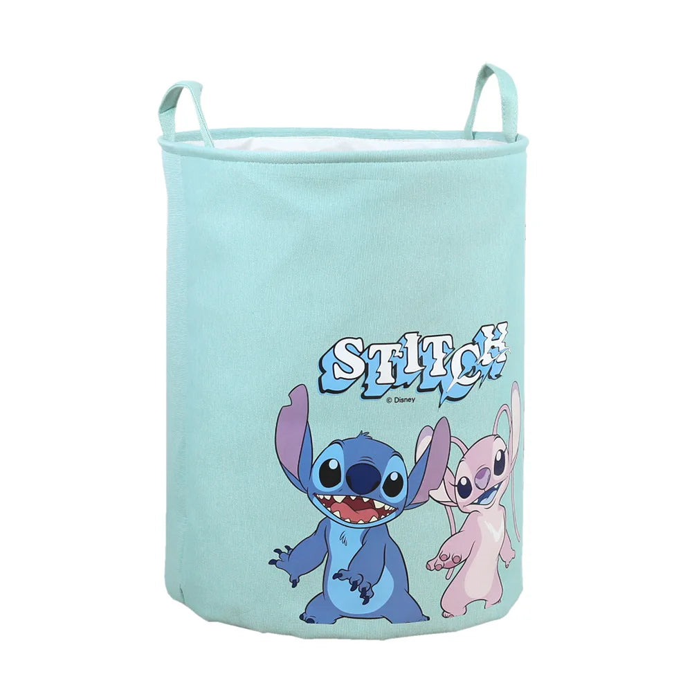 Stitch Storage Basket Cartoon Cute Figure Foldable Large Capacity Household Dirty Clothes Laundry Bathroom Dormitory Supplies