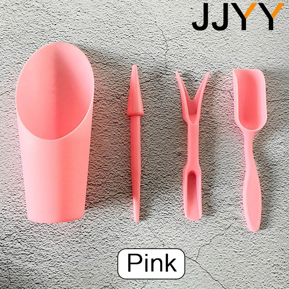 4Pcs Mini Garden Tools Succulent Potting Kit Starter Kit Transplanting Tools for Home Decor