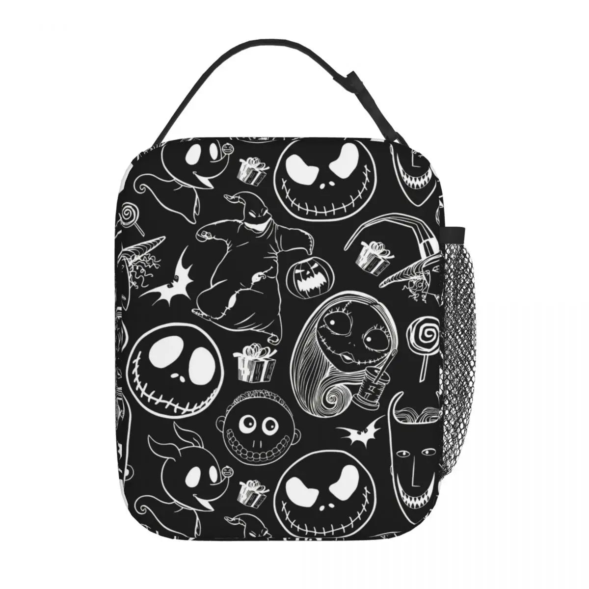 The Nightmare Before Christmas Stuff Insulated Lunch Bags Large Reusable Cooler Bag Tote Lunch Box