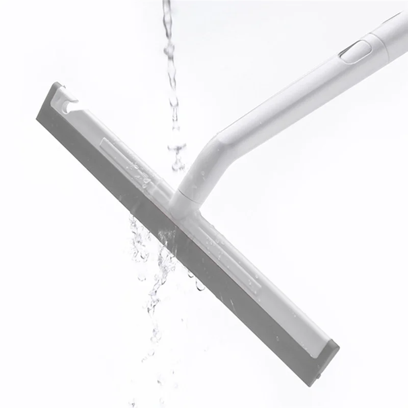 AS63-28Cm Silicone Broom Lengthen Floor Cleaning Squeegee Pet Hair Dust Brooms Bathroom Floor Wiper