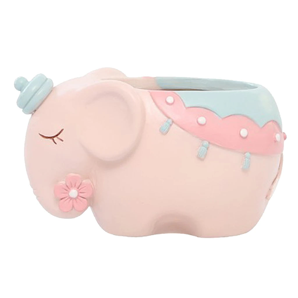 Cute Animal Flower Pot Creative Resin Garden Succulent Planter Home Office Desk Decor Herb Storage Box Plant Container