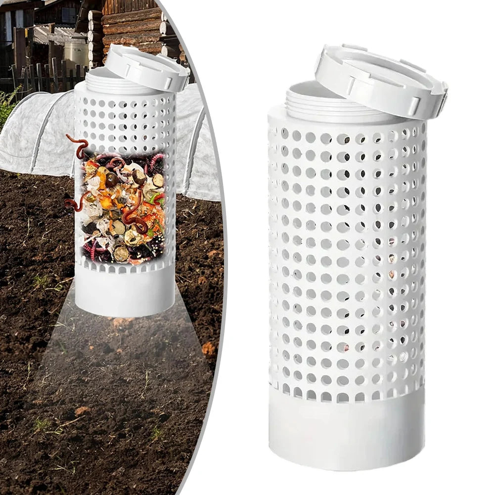 1pc Insect Composting Bin Shrimp Pond Leaks Through The Filter Underground Farm Compost Bin Kit For Small Flower Pots Garden