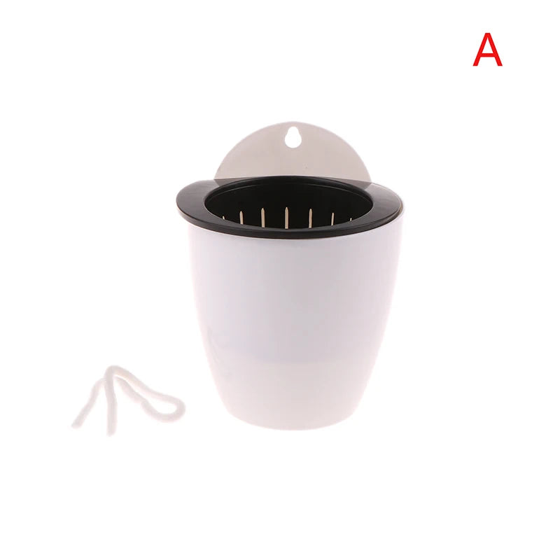 Flower Pot Exquisite Wall-mounted Plastic Wall Hanging Basket Flowerpot For Outdoor Garden Balcony Planter Bucket Home Decor