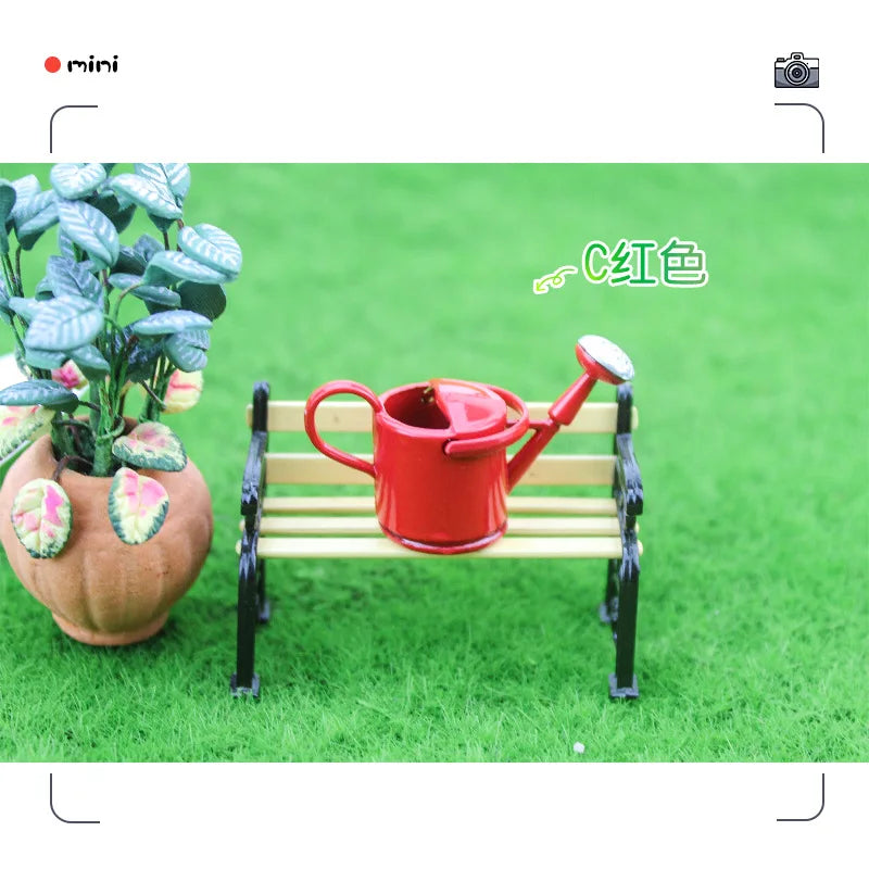 1:12 Ob11 Miniature Food Toys Model Scene Doll House Accessories Mini Watering Can Garden Dollhouse Decoration Photography Props