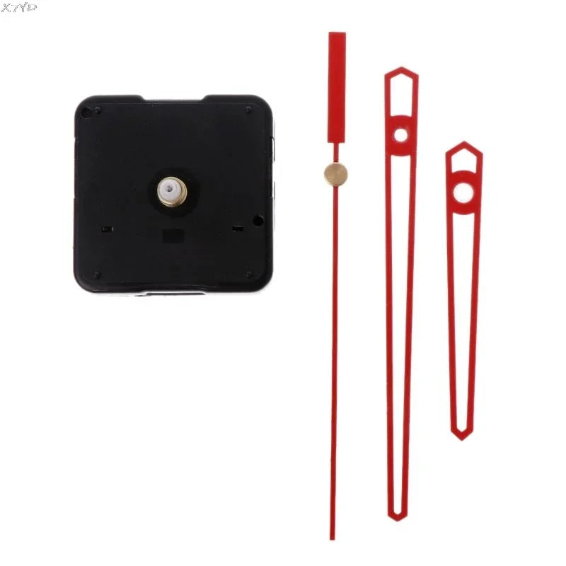 Clock Movement Mechanism Hands Wall Repair Tool Parts Silent Set DIY Red 41#