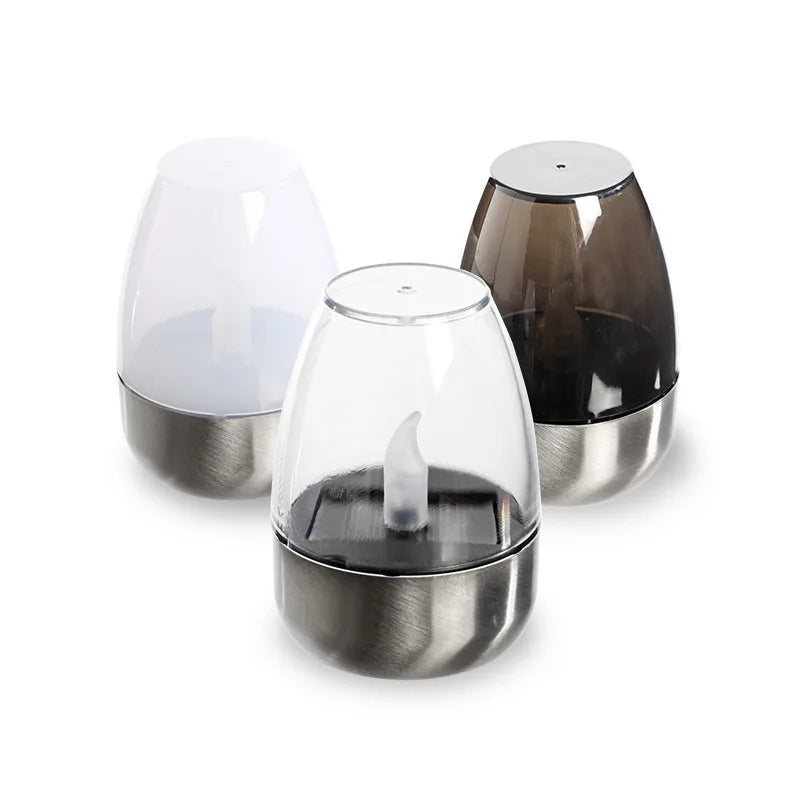 LED Solar Candles Light Flameless Rechargeable Night Light For Wedding Party Garden Decor Outdoor Waterproof Solar Candles Lamp