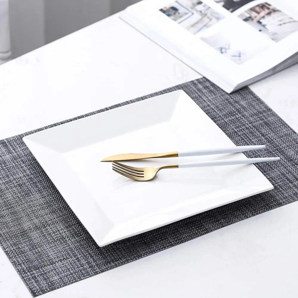 Classic Square 9.7-inch Dinner Plate Set of 3
