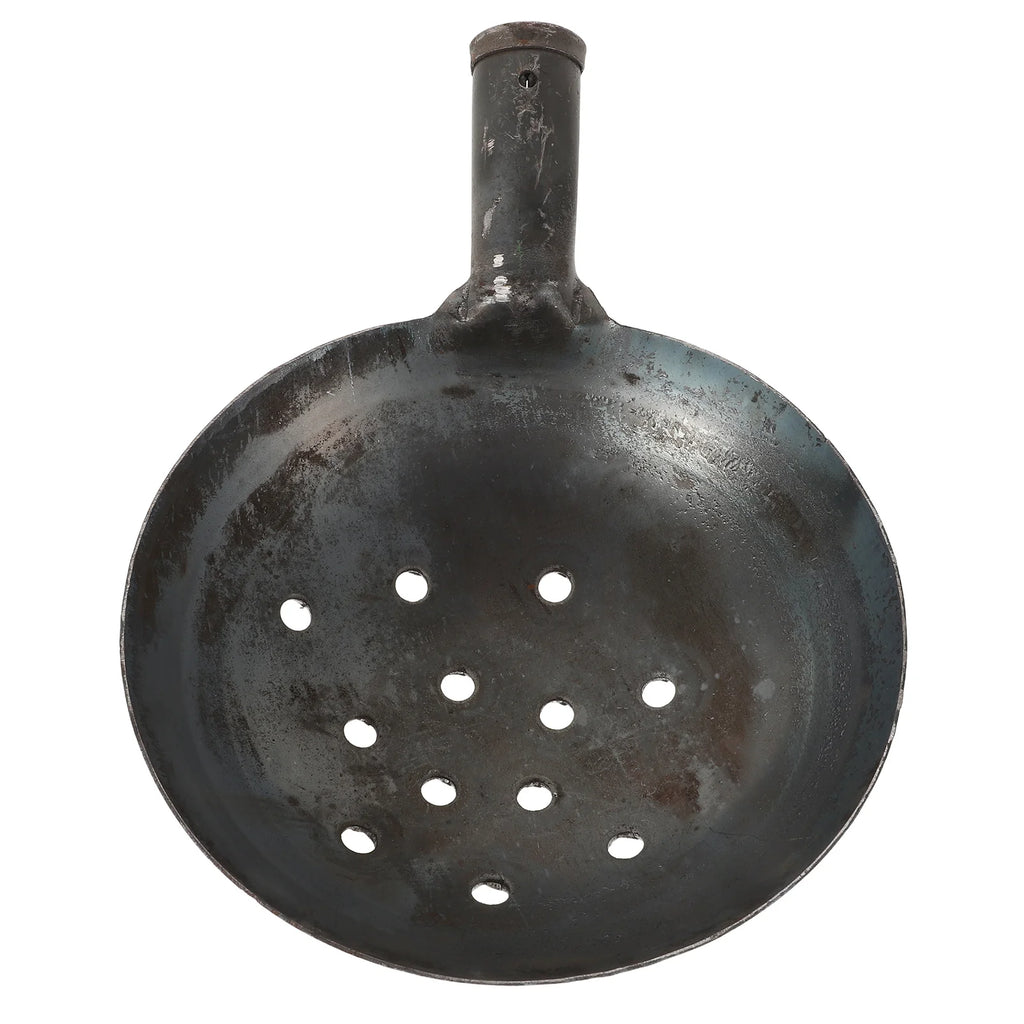 Large Iron Ladle Dredging Scoop Sturdy Cleaning Drain Mud Removal Gardening Beach Sand Sifter Multifunctional Soil Sifter Tool
