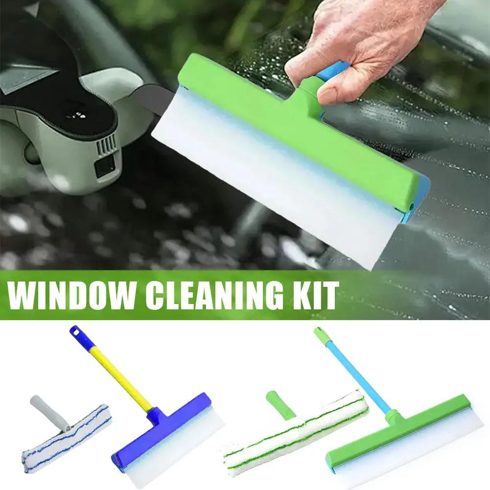 12inch Silicone Shower Squeegee Wiper Car Window Windshield Stain Cleaning Tool Bathroom Mirror Wiper Scraper Cleaning Brush
