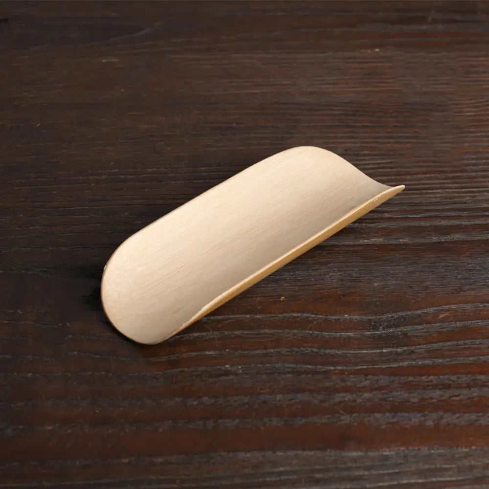 High Quality Tea Accessories Chinese Kongfu Wooden Bamboo Retro Style Natural Tea Scoop Delicate Spoon Portable Bamboo Teaspoon