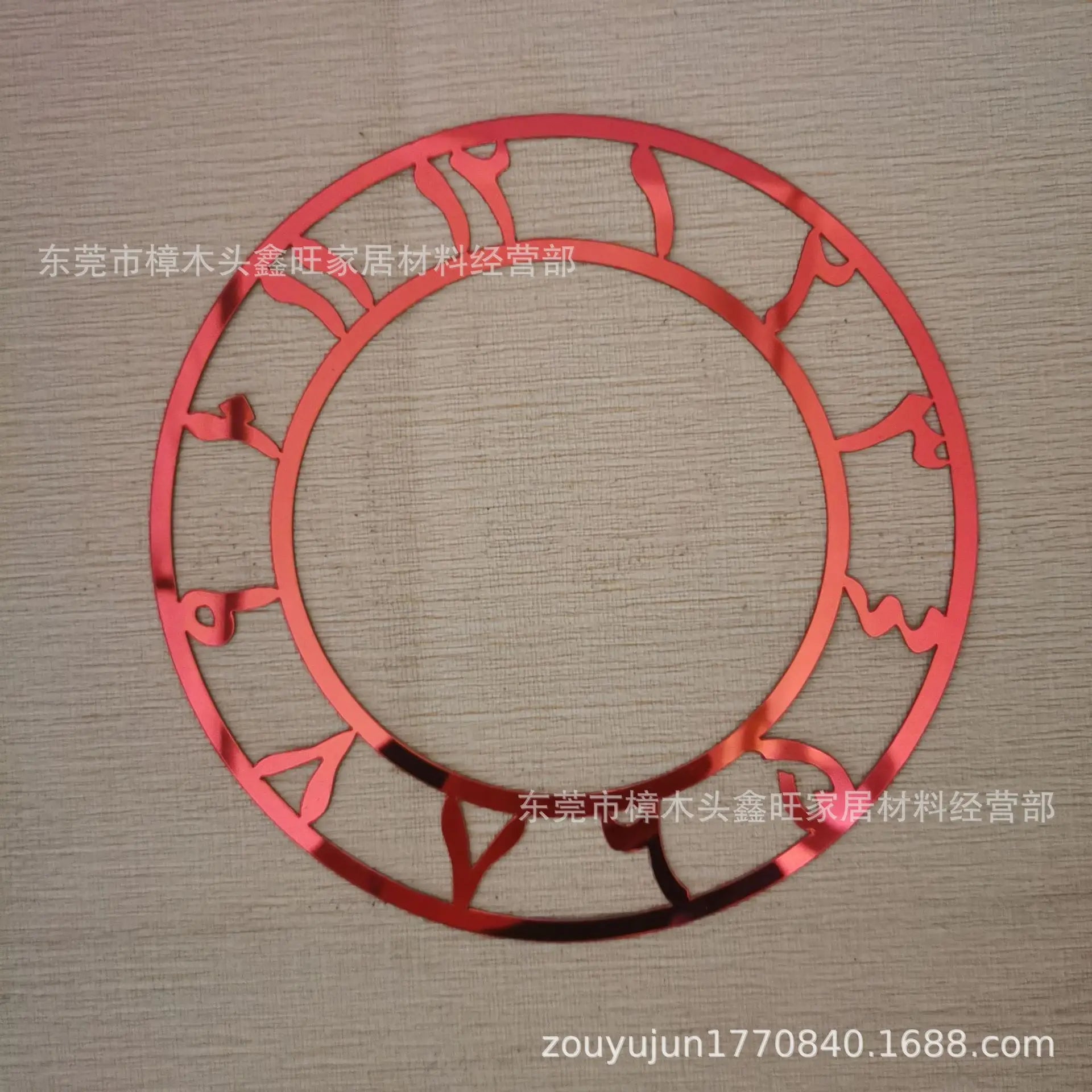 Arabic Round Mirror Clock Sticker, Acrylic Digital Wall Decor for Living Room Hotel Background, Self-Adhesive Timepiece