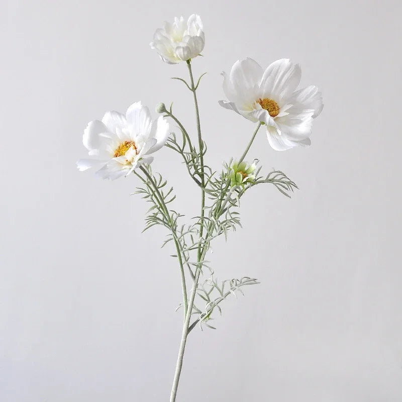 78CM Artificial Flower Plush Queen Cosmos Silk Flower Simple Home Decoration Bouquet Single Large Gesang Flower