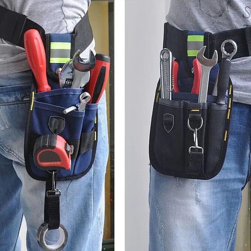 Portable Multifunctional Tool Waist Bag Electrician Pocket Storage Bag Maintenance Tool Bags Screwdriver Kit Holder Pouch