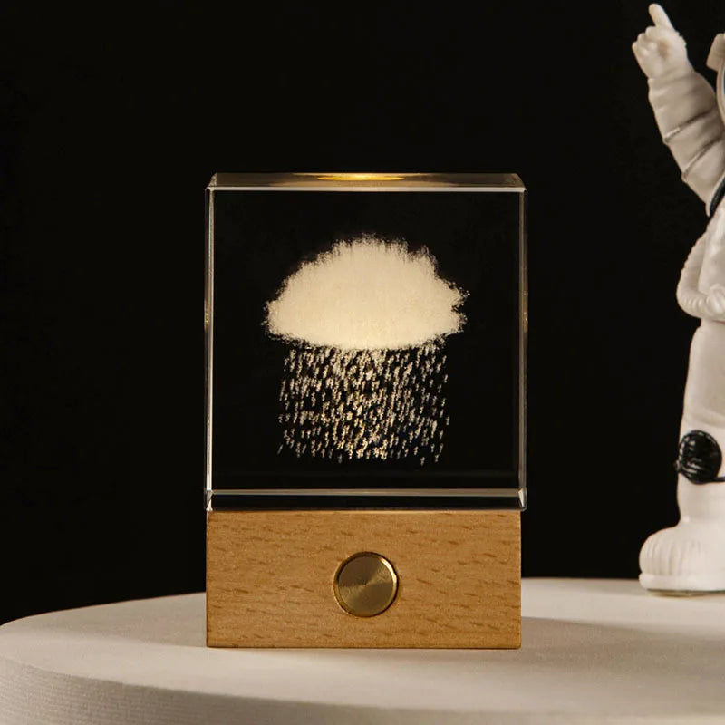 Astronomy Galaxy 3D Crystal Ball Table Lamp Moon Planet Galaxy Decor for Home Children's Table Lamp Party Birthday Xmas