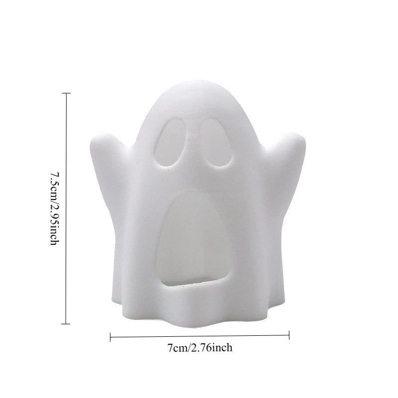 1pc Creative Cute Ghost candle lampshade , Suitable for Halloween, Christmas, Shipped Without Candle