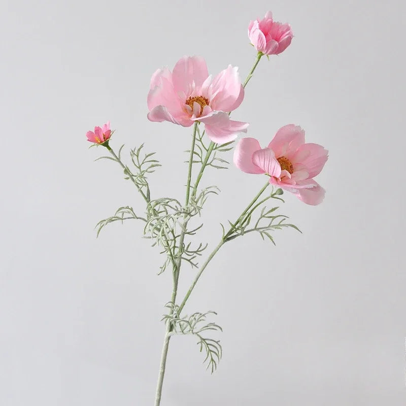 78CM Artificial Flower Plush Queen Cosmos Silk Flower Simple Home Decoration Bouquet Single Large Gesang Flower