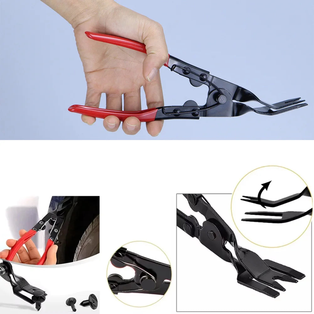 Auto Door Nail Puller Fastener Jaw Screwdriver Set Clip Pliers Dashboards Interior Removal Car Headlight Installation Tools