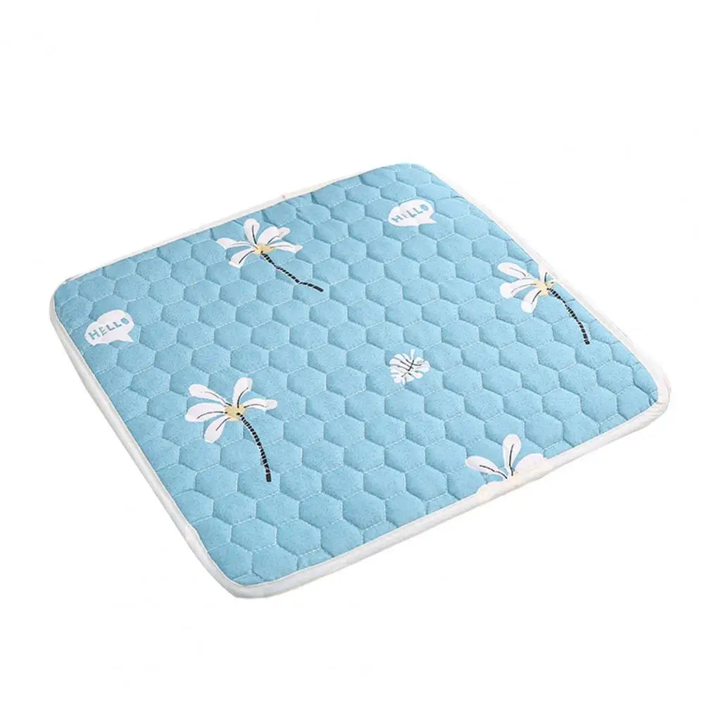 Chair Cushion With Straps Decorative Polyester Square Chair Pad Quilt Mat Household Restaurant Dining Stool Cushion Car Sofa Pad