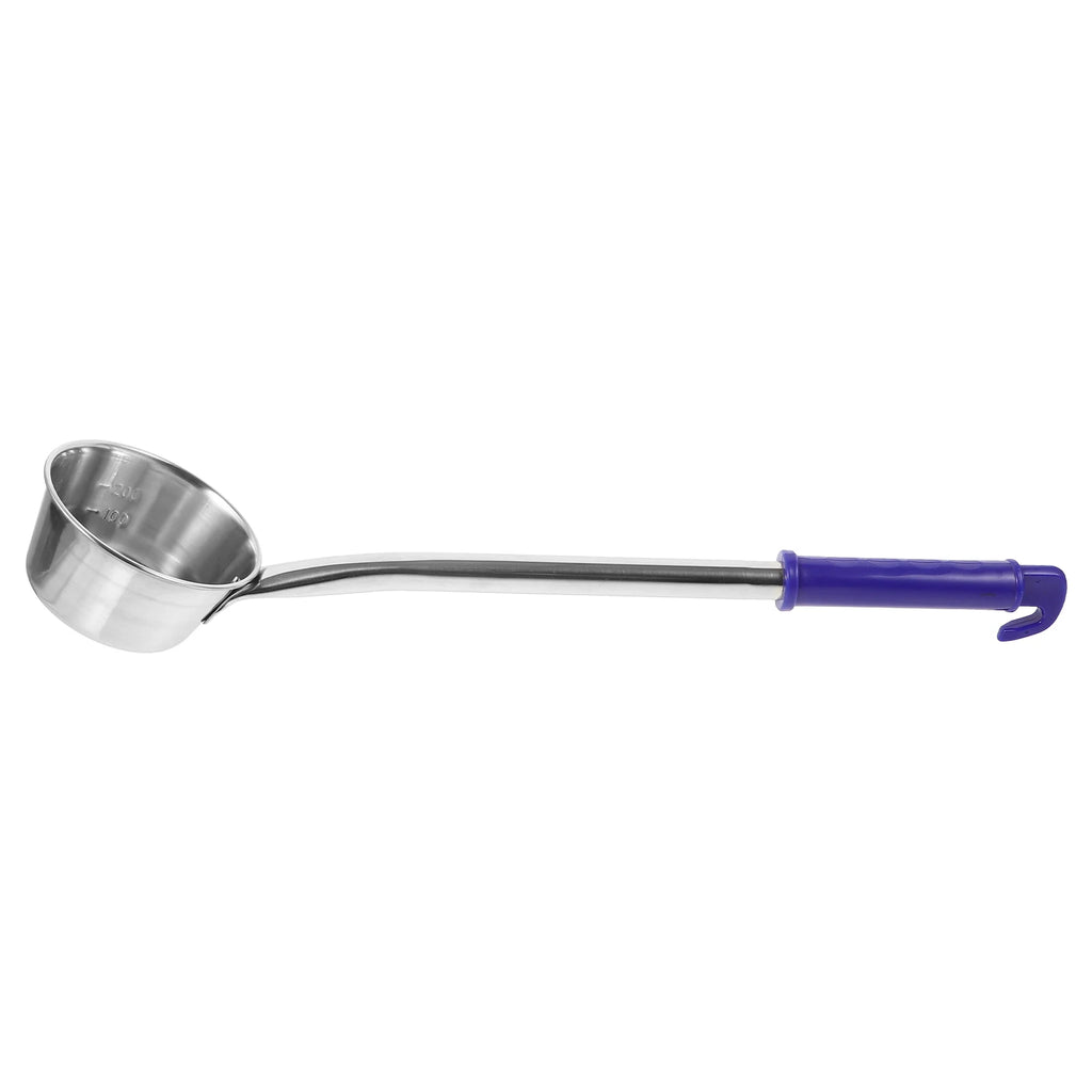 Extended Water Spoon Stainless Steel Ladle Deep Long Handle Soup Ladle With Hook Hanging Design Wear Resistant Metal Water