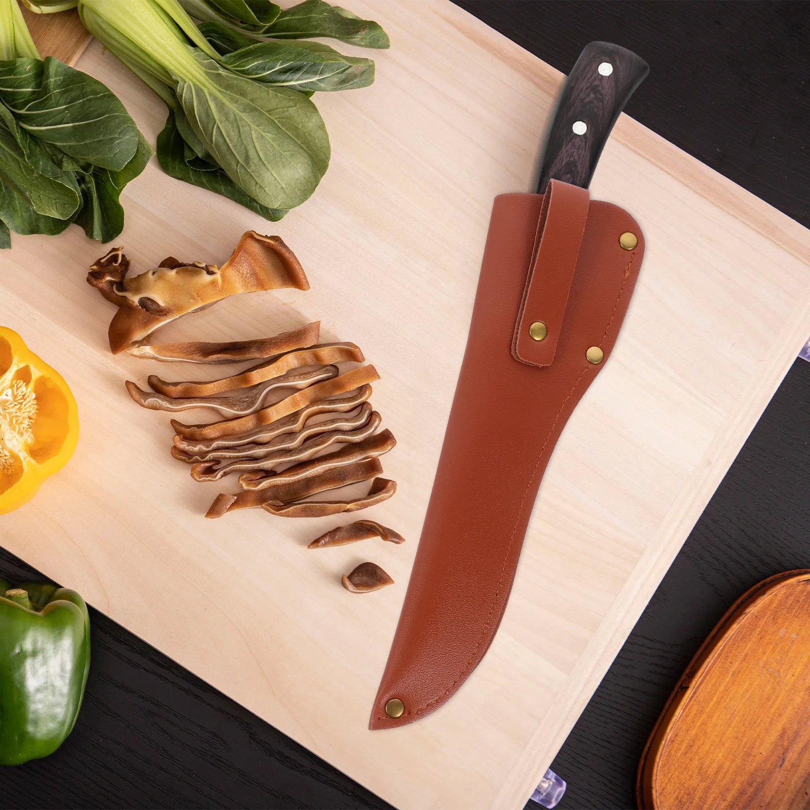 2pcs Cover Reusable Wear-Resistant Sleeve Portable Household Cutter Guard For Kitchen Knife Protector Cutter Accessories