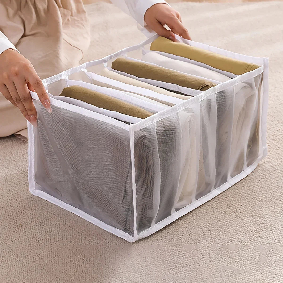 Jeans Organization Storage Box Closet Organizer Clothing Organization System Drawer Organizers Cabinet Pants Storage Organizer