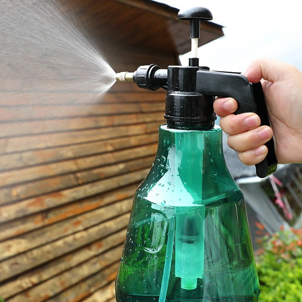 Flower Watering Pot with Column Pattern Air Pressure Spray Nozzle Spray Bottle Garden Watering Irrigation Watering and Spraying