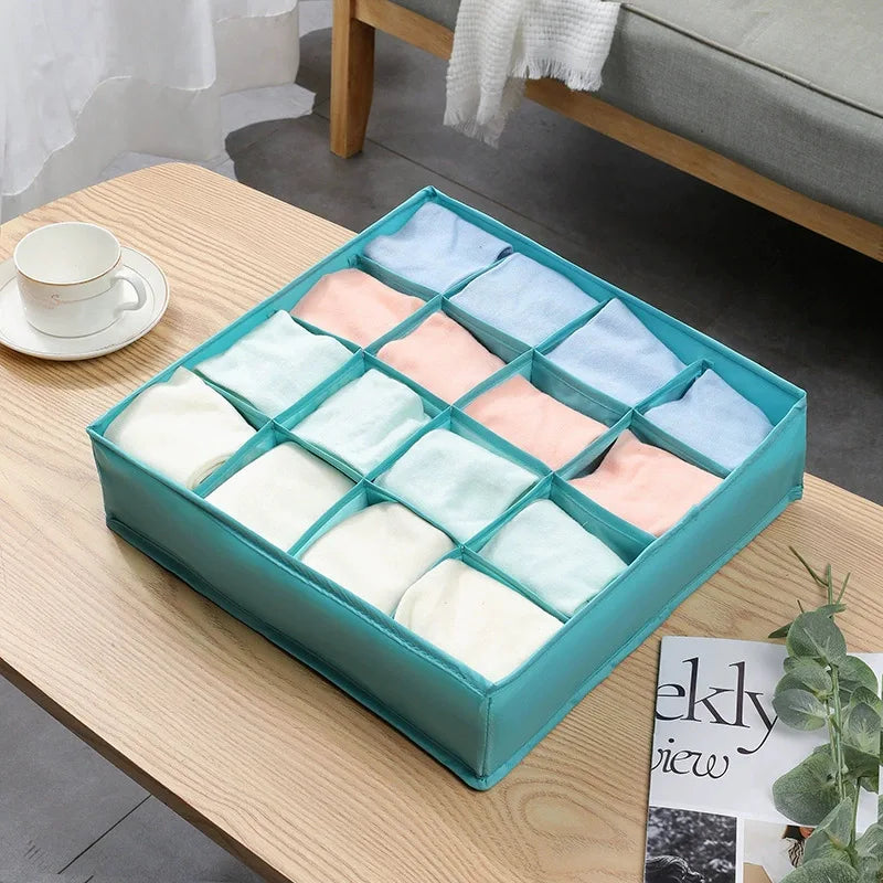 Organizer Socks Storage Box Drawer Organizers Cabinet Wardrobe Clothes Underwear Socks Bra Pants Clothing Bedroom Storage Boxes