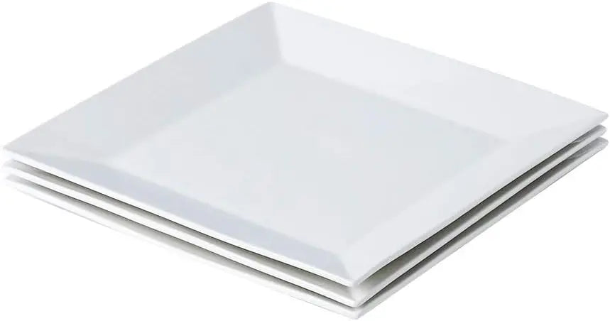 Classic Square 9.7-inch Dinner Plate Set of 3