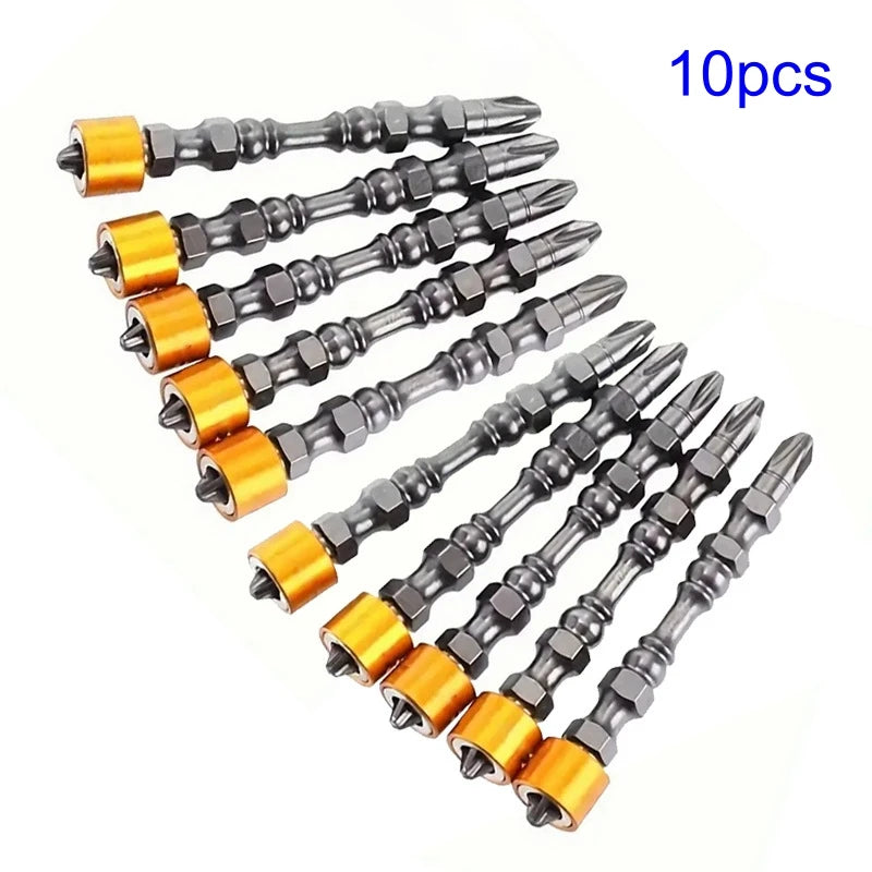5/10pcs Magnetic Screwdriver Set Hex Handle 65mm Phillips Screwdriver Accessories Bit for Car/Home Electric Repair Tools Wrench