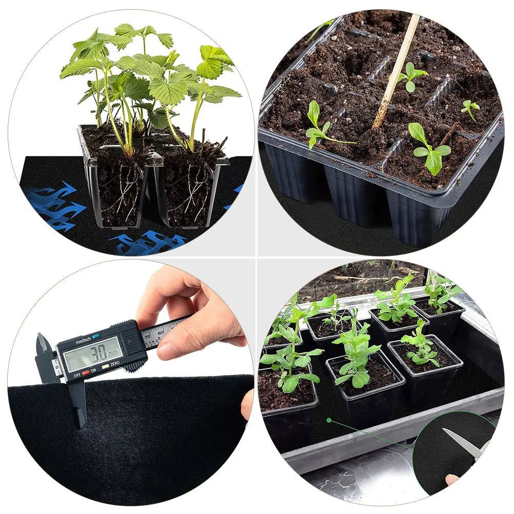 1 Set Automatic Device System Plant Self Fabric Indoor Potted Water Absorbent Cushion Garden Accessory Hydroponic Plant