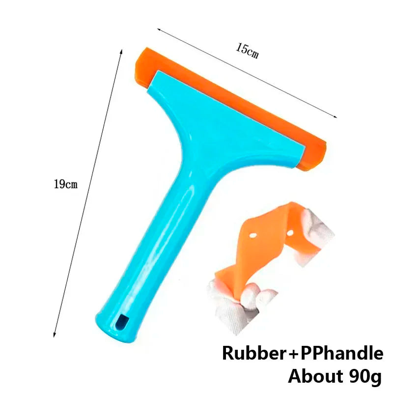 New car scraper Glass Cleaning Squeegee Window Wiper multi tool Rubber Blade for Bathroom Shower Home Car Glass Cleaning