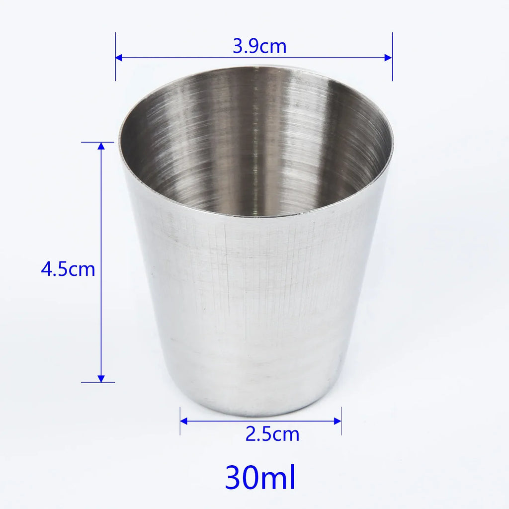 1pc 30/180/320ml Stainless Steel Cup Outdoor Travel Camping Hiking Metal Beer Wine Glass Cups Coffee Tumbler Drinkware